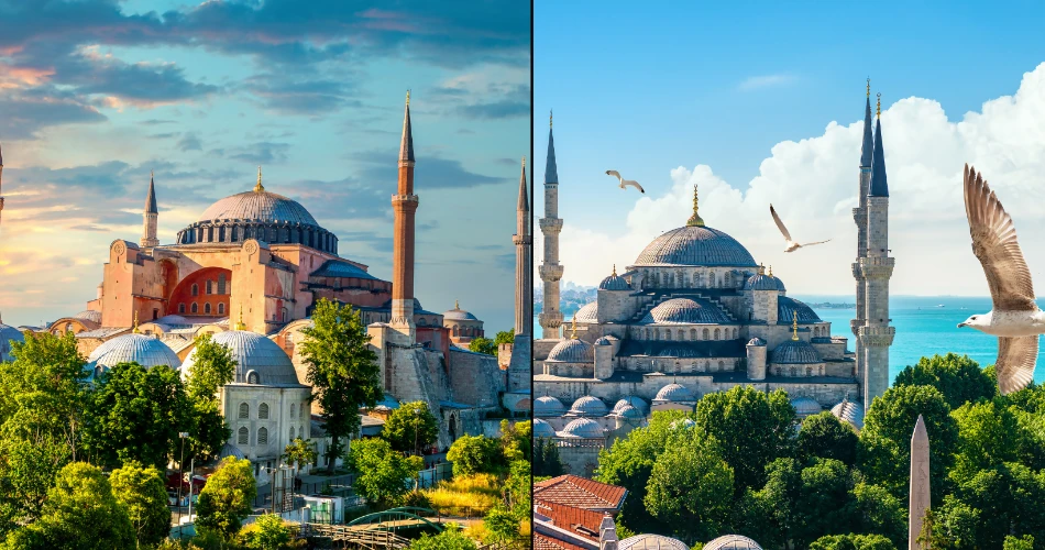 Hagia Sophia vs. Blue Mosque: A Tale of Two Architectural Wonders